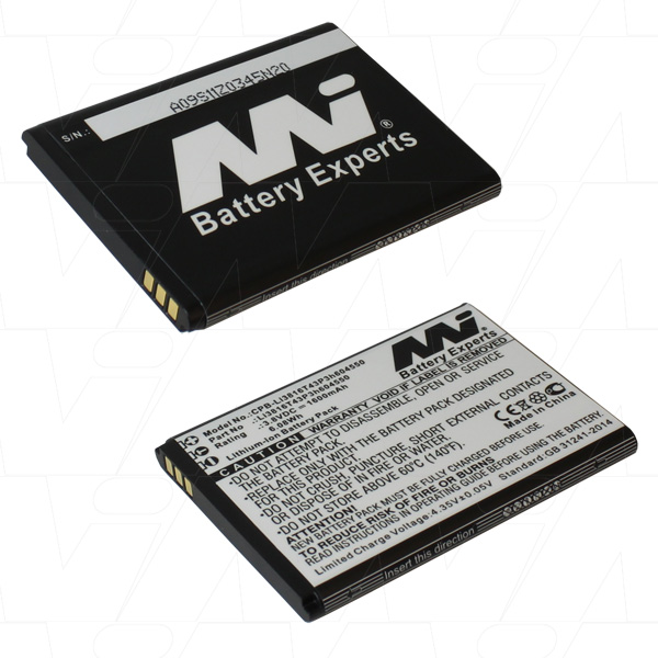 MI Battery Experts CPB-Li3816T43P3h604550-BP1
